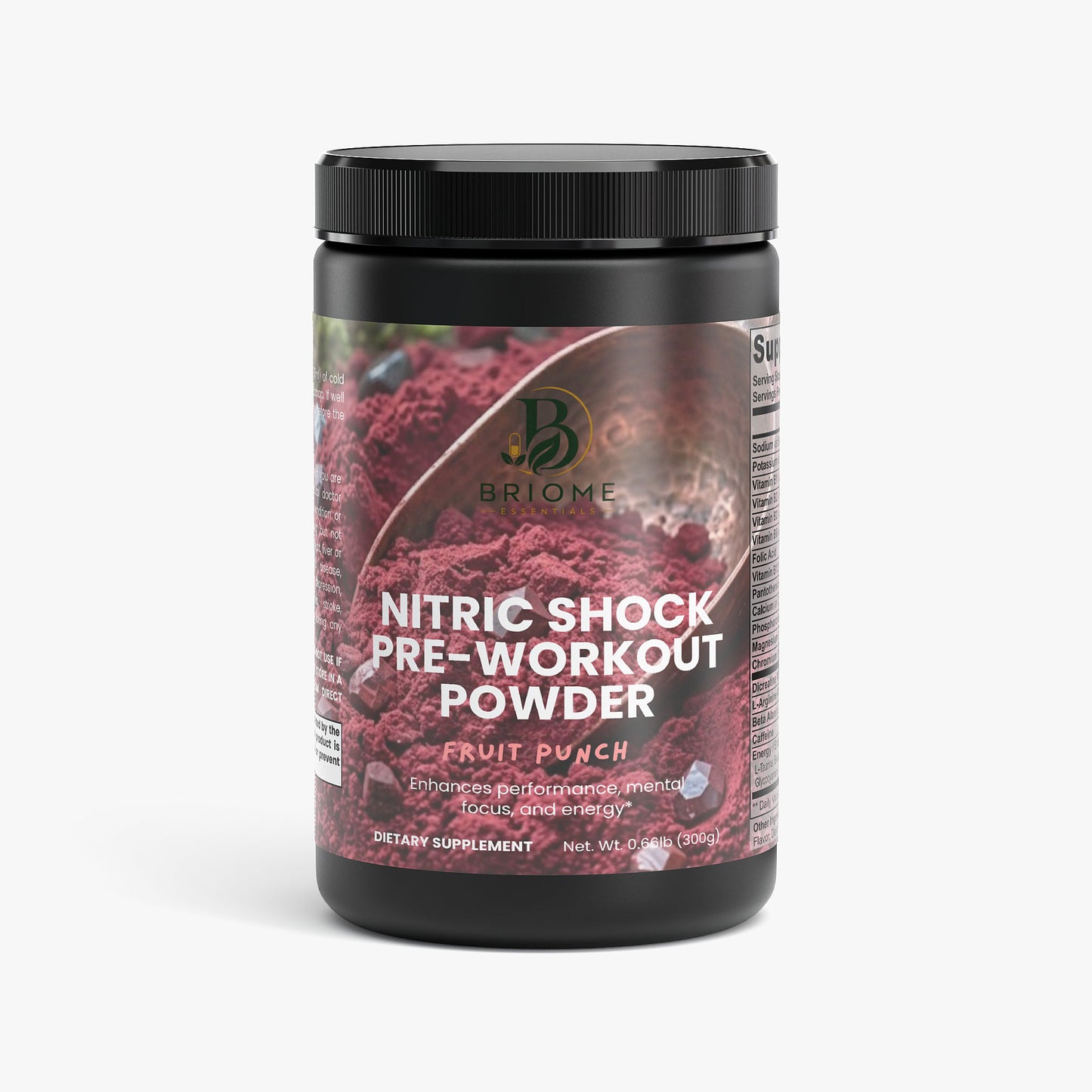Nitric Shock Pre-Workout Powder (Fruit Punch)