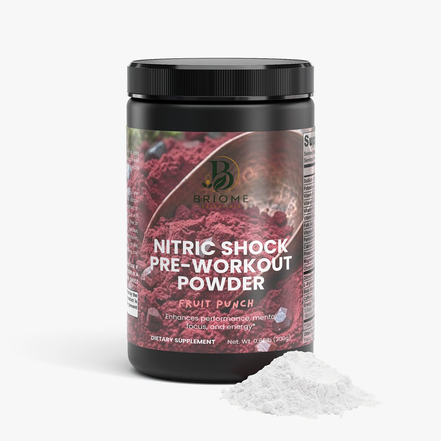 Nitric Shock Pre-Workout Powder (Fruit Punch)