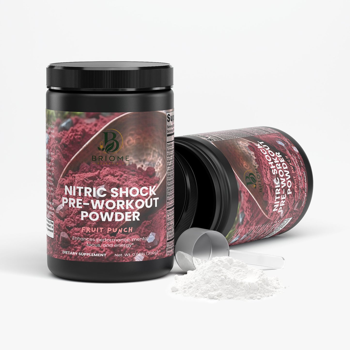 Nitric Shock Pre-Workout Powder (Fruit Punch)