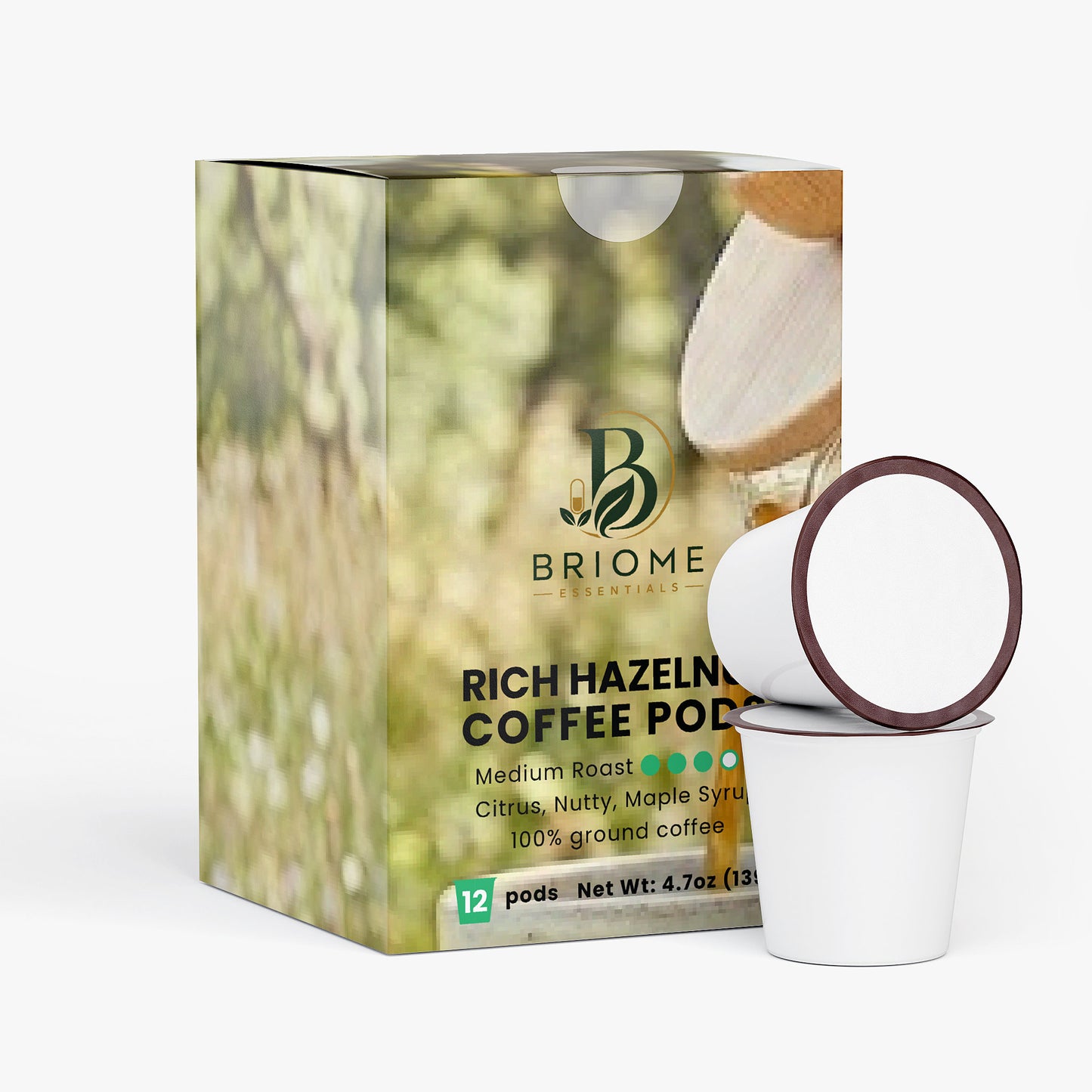 Rich Hazelnut Coffee Pods (Medium Roast)